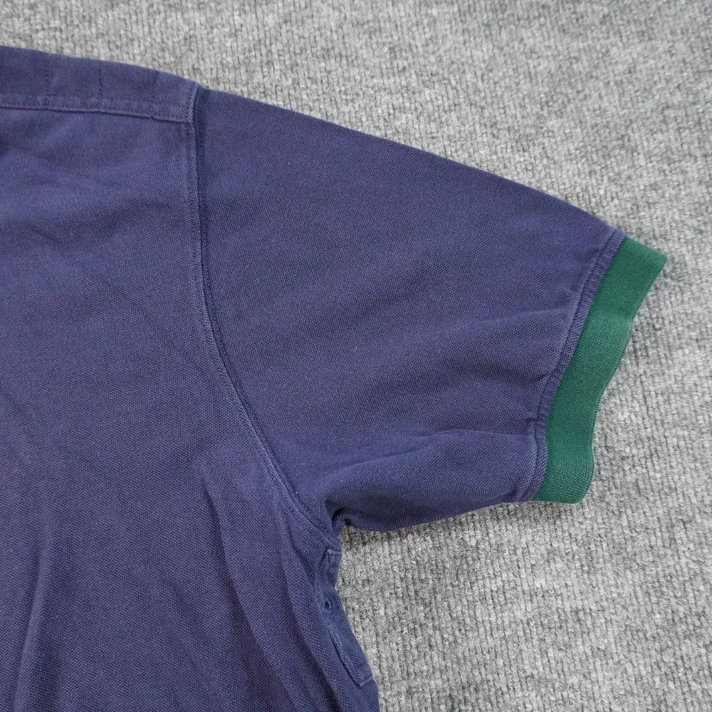 Polo Ralph Lauren Polo Shirt Mens 3XB Navy Blue Green Big Pony Short Sleeve